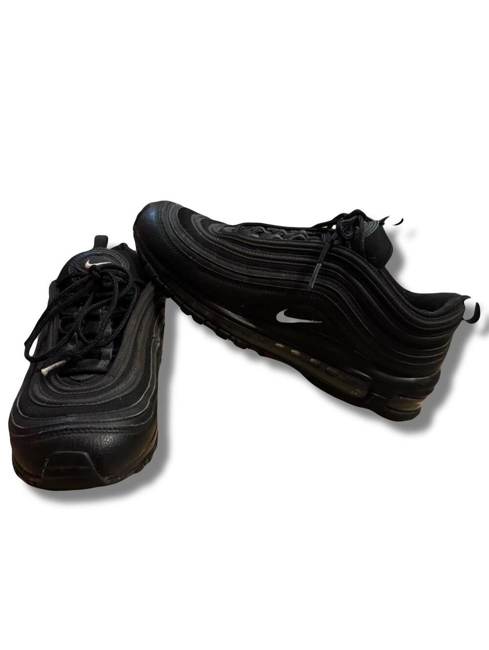 Nike Air Max 97 double black tennis shoes Size US 8.5 US